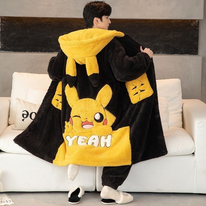 Setelan Piyama Pria Motif Pand - Winter Clothing Pk ulasan dan harga