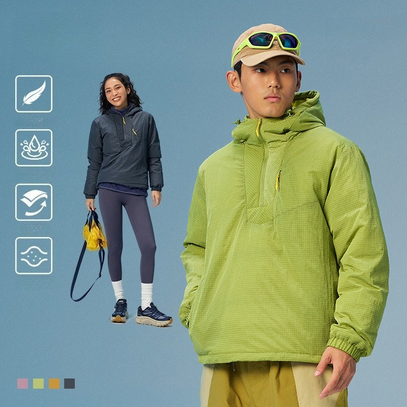 Jaket Pullover Unisex 90% Bulu - Winter Clothing Hiking ulasan dan harga