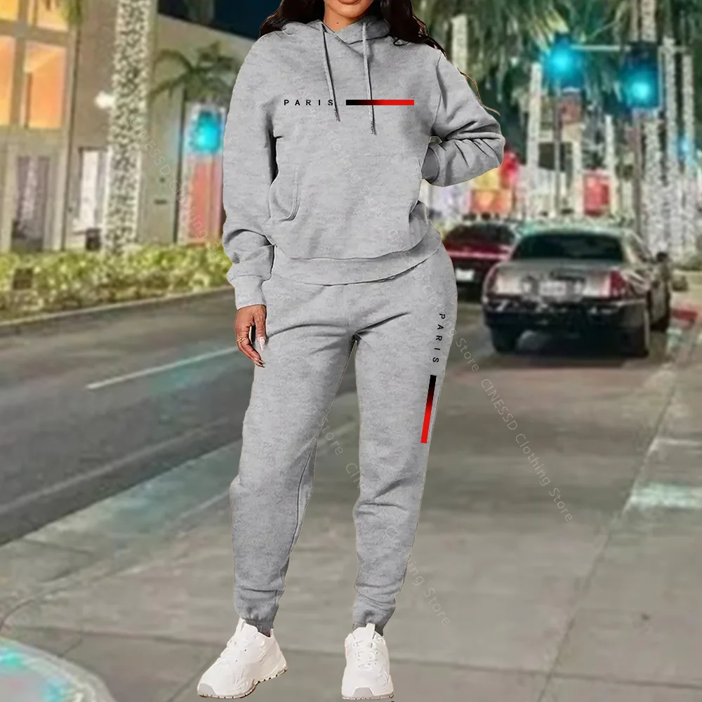 Setelan Hoodie dan Celana Baru - Winter Clothing For Women ulasan dan harga