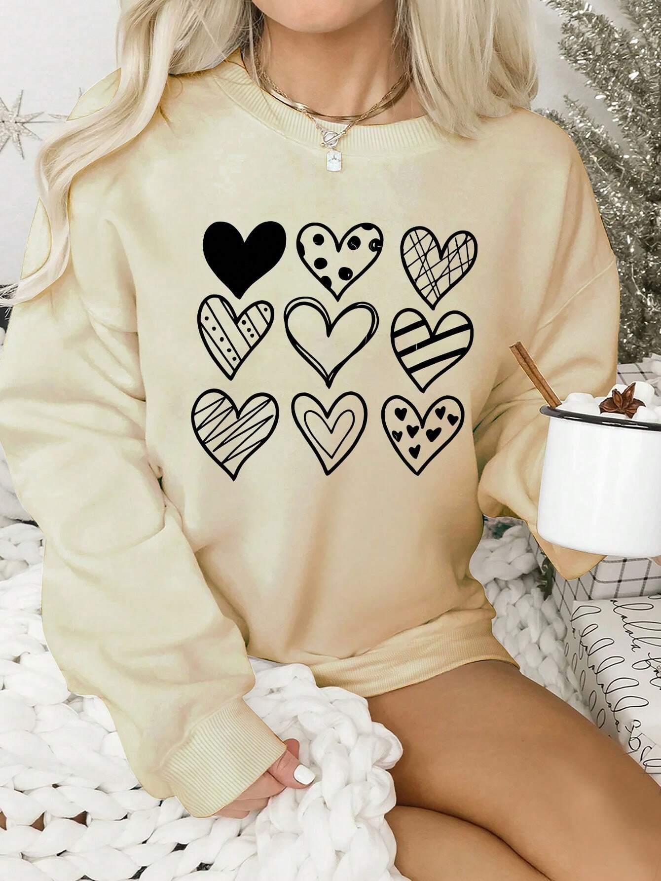Hoodie Wanita Motif Gambar Hat - Winter Clothing Drawing ulasan dan harga